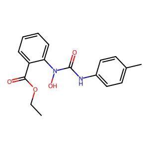 Ethyl 2-[hydroxy-[(4-methylphenyl)carbamoyl]amino]benzoate structure