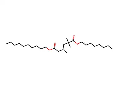 Hexanedioic acid, 2,2,4-trimethyl-, 6-decyl 1-octyl ester structure