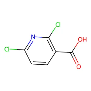 2,6-Dichloronicotinic acid structure