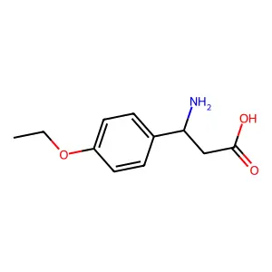 3-Amino-3-(4-ethoxyphenyl)propanoic acid structure