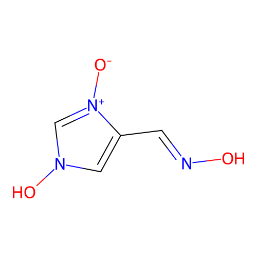 4-((Hydroxyimino)methyl)imidazole-1,3-diol structure