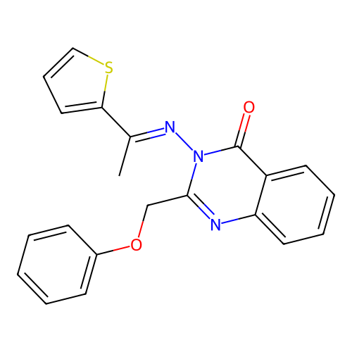 C21H17N3O2S structure