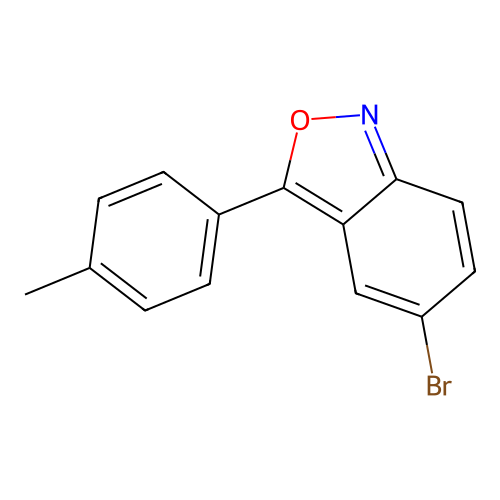 5-Bromo-3-(p-tolyl)benzo[c]isoxazole structure