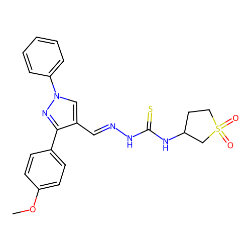 C22H23N5O3S2 structure