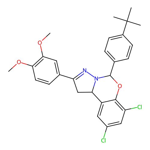 C28H28Cl2N2O3 structure