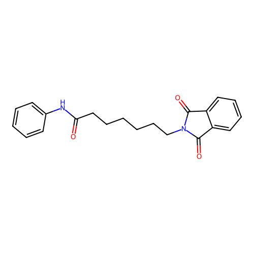 7-(1,3-dioxo-1,3-dihydro-2H-isoindol-2-yl)-N-phenylheptanamide structure