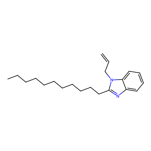 1-Prop-2-enyl-2-undecylbenzimidazole structure