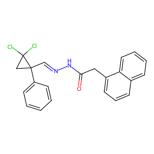 C22H18Cl2N2O structure