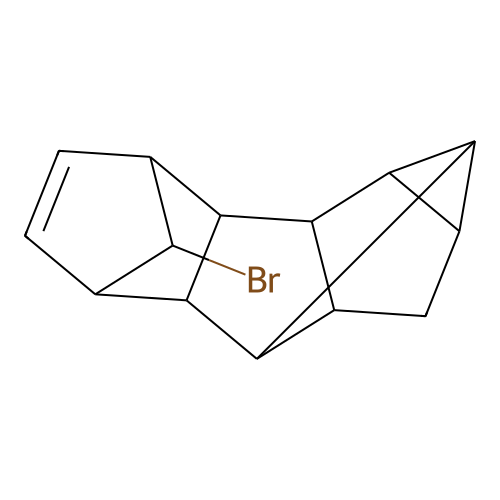 10-Bromo-1,2,3,3a,3b,4,7,7a,8,8a-decahydro-4,7-methano-2,3,8-methenocyclopent[a]indene structure