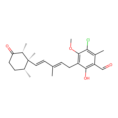 4-O-Methylascochlorin structure