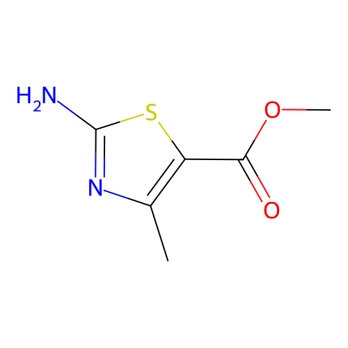 Methyl 2-amino-4-methyl-1,3-thiazole-5-carboxylate structure