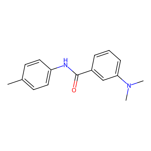 3-(dimethylamino)-N-(4-methylphenyl)benzamide structure