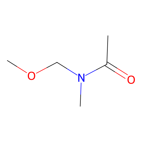 N-Methoxymethyl-N-methylacetamide structure