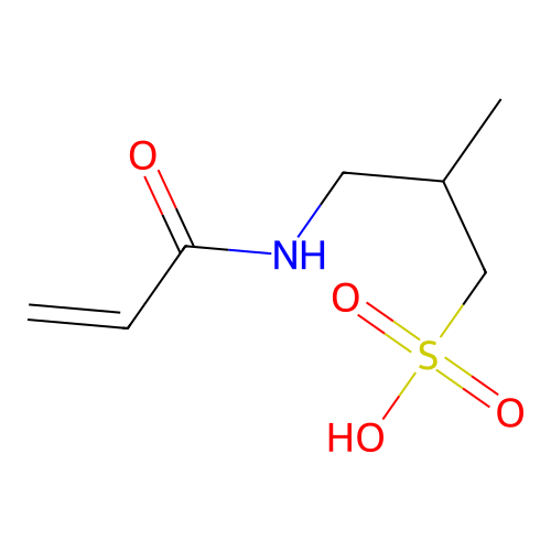 1-Propanesulfonic acid, 2-methyl-3-[(1-oxo-2-propenyl)amino]- structure
