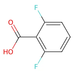 2,6-二氟苯甲酸 structure