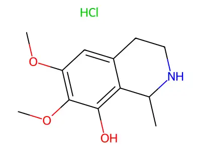 (+-)-Anhalonidin hydrochloride structure