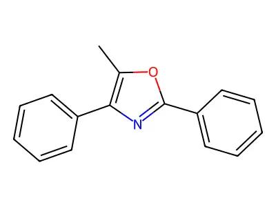 2,4-Diphenyl-5-methyloxazole structure