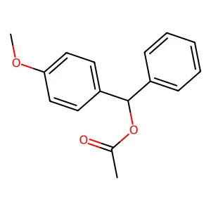 [(4-Methoxyphenyl)-phenylmethyl] acetate structure