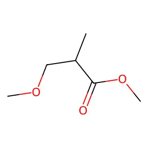 Methyl 3-methoxyisobutyrate structure