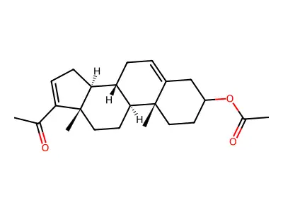 20-Oxopregna-5,16-dien-3-yl acetate structure