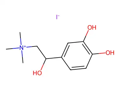 N,N-Dimethylepinephrine structure