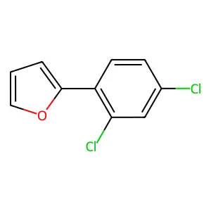 2-(2,4-Dichlorophenyl)furan structure