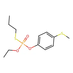 Sulprofos oxon structure