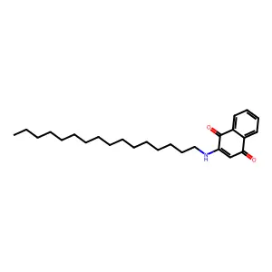 2-(Hexadecylamino)naphthalene-1,4-dione structure