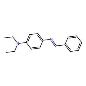 1,4-Benzenediamine, N,N-diethyl-N'-(phenylmethylene)- structure