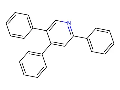 2,4,5-Triphenylpyridine structure