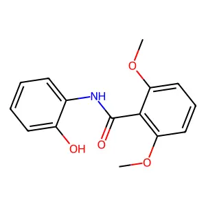 N-(2-Hydroxyphenyl)-2,6-dimethoxybenzamide structure