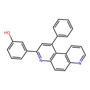3-(1-Phenyl-4,7-phenanthrolin-3-yl)phenol structure