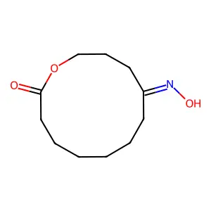 9-Hydroxyimino-oxacyclododecan-2-one structure