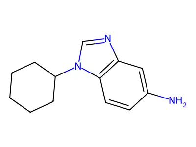 1-Cyclohexyl-1H-benzoimidazol-5-ylamine structure