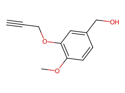[4-Methoxy-3-(2-propynyloxy)phenyl]methanol structure