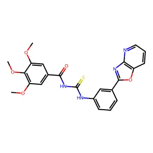 C23H20N4O5S structure