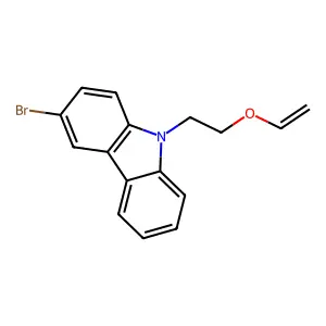 3-Bromo-9-(2-ethenoxyethyl)carbazole structure