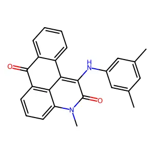 1-((3,5-dimethylphenyl)amino)-3-methyl-2H-naphtho[1,2,3-de]quinoline-2,7(3H)-dione structure
