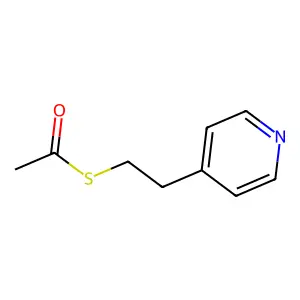 Ethanethioic acid, S-[2-(4-pyridinyl)ethyl] ester structure