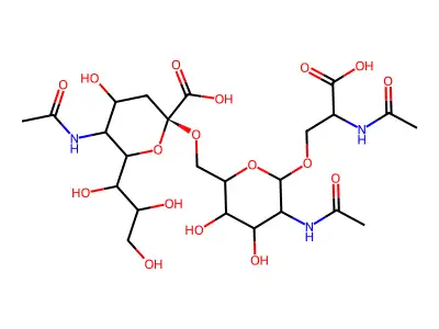 STn Epitope N-Acetate structure