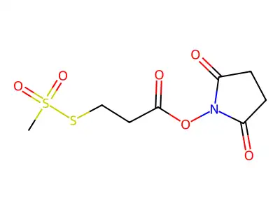 N-Succinimidyloxycarbonylethyl Methanethiosulfonate structure