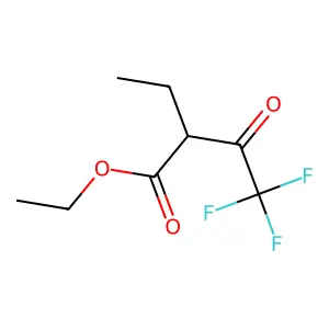 Ethyl 2-ethyl-4,4,4-trifluoro-3-oxobutyrate structure