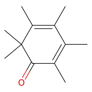 2,3,4,5,6,6-Hexamethylcyclohexa-2,4-dien-1-one structure