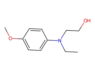 2-(N-Ethyl-p-methoxyanilino)ethanol structure