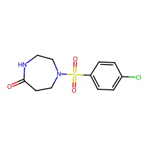 1-((4-Chlorophenyl)sulfonyl)-1,4-diazepan-5-one structure
