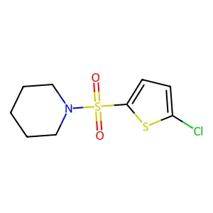 2-Chloro-5-(piperidylsulfonyl)thiophene structure