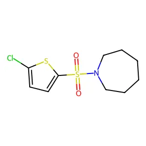 1-(5-Chlorothiophen-2-yl)sulfonylazepane structure