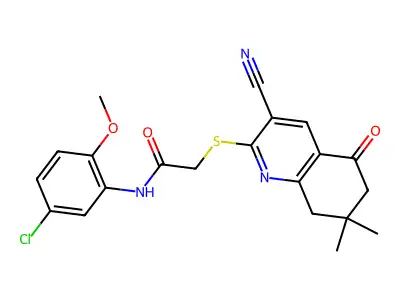 C21H20ClN3O3S structure