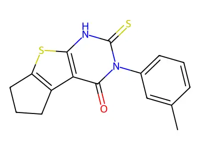 11-(3-Methylphenyl)-10-sulfanyl-7-thia-9,11-diazatricyclo[6.4.0.0,2,6]dodeca-1(8),2(6),9-trien-12-one structure