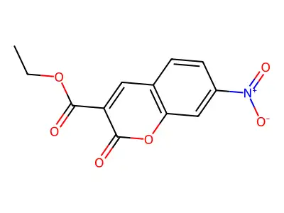 ethyl 7-nitro-2-oxo-2H-chromene-3-carboxylate structure